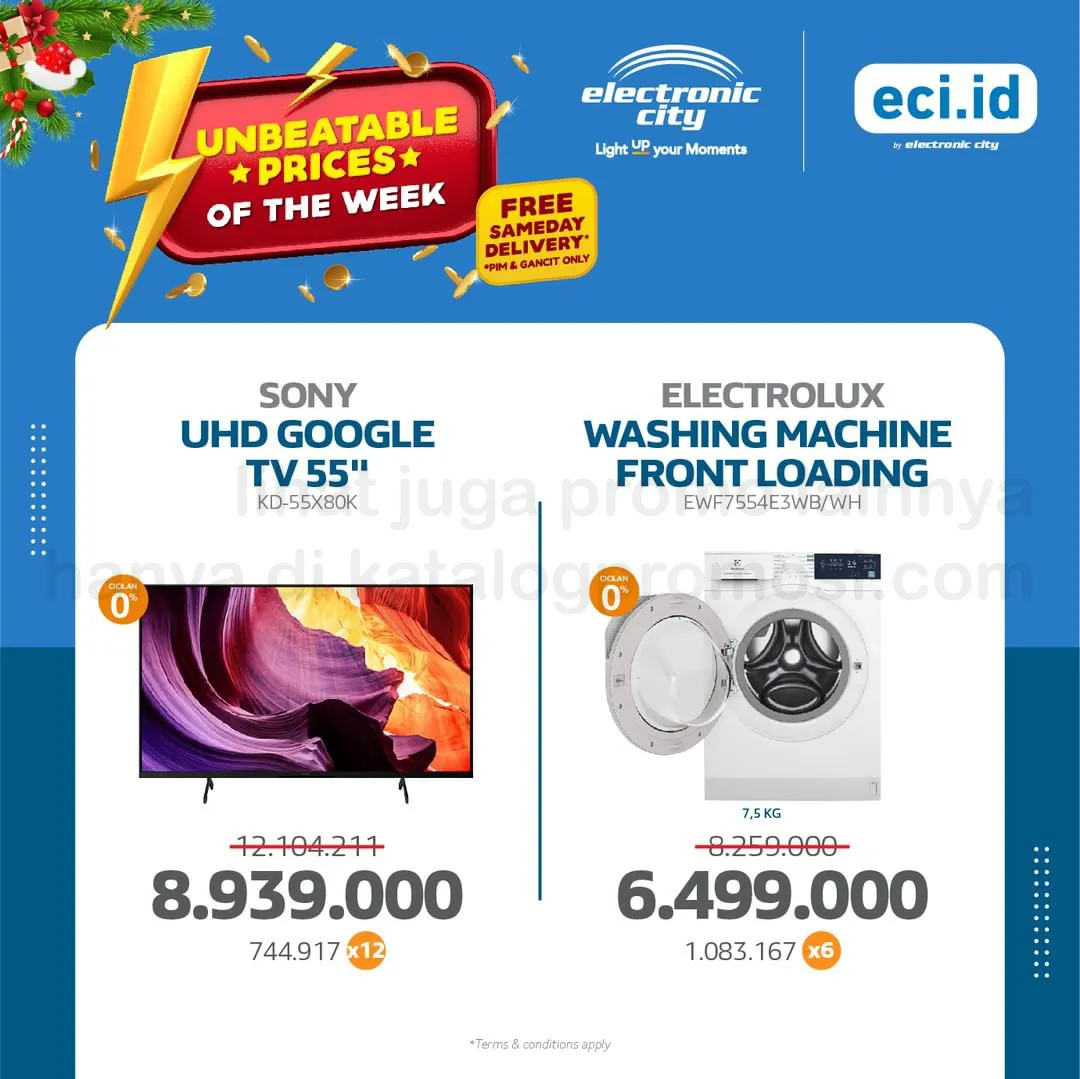 ELECTRONIC CITY Promo HOT DEAL OF THE WEEK PERIODE 02-08 Desember 2022