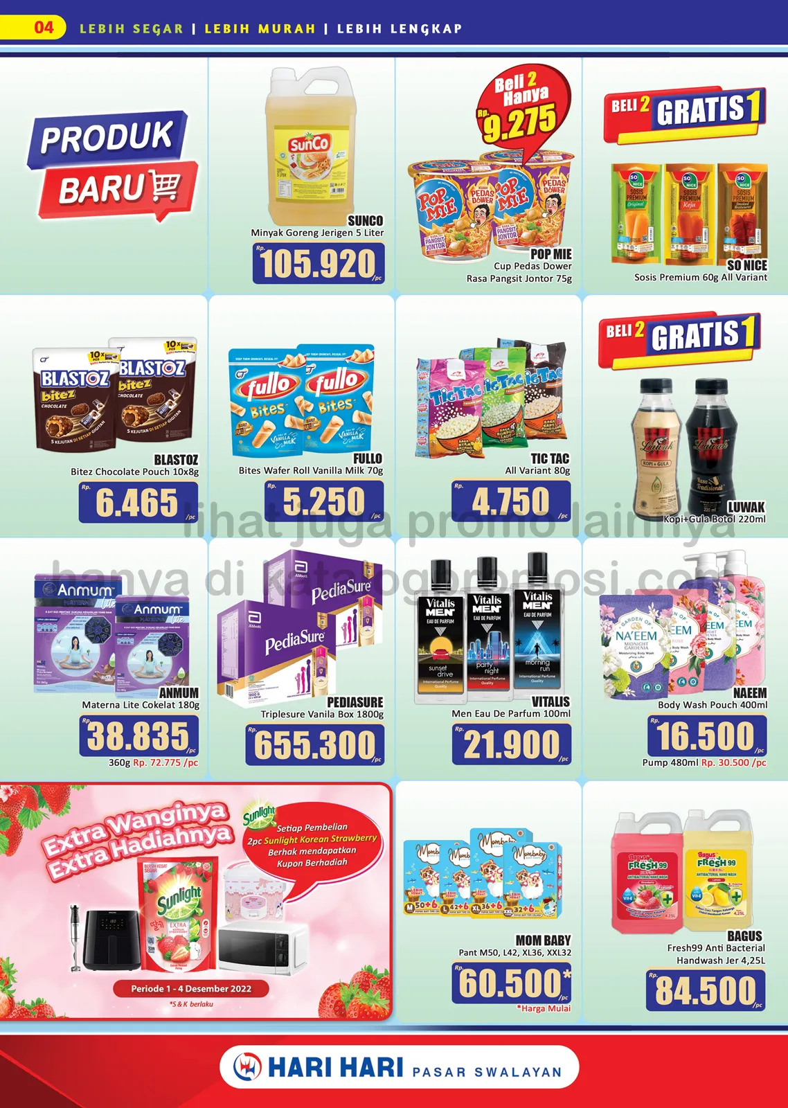 Promo Hari Hari Pasar Swalayan Katalog Mingguan | 01-14 Desember 2022
