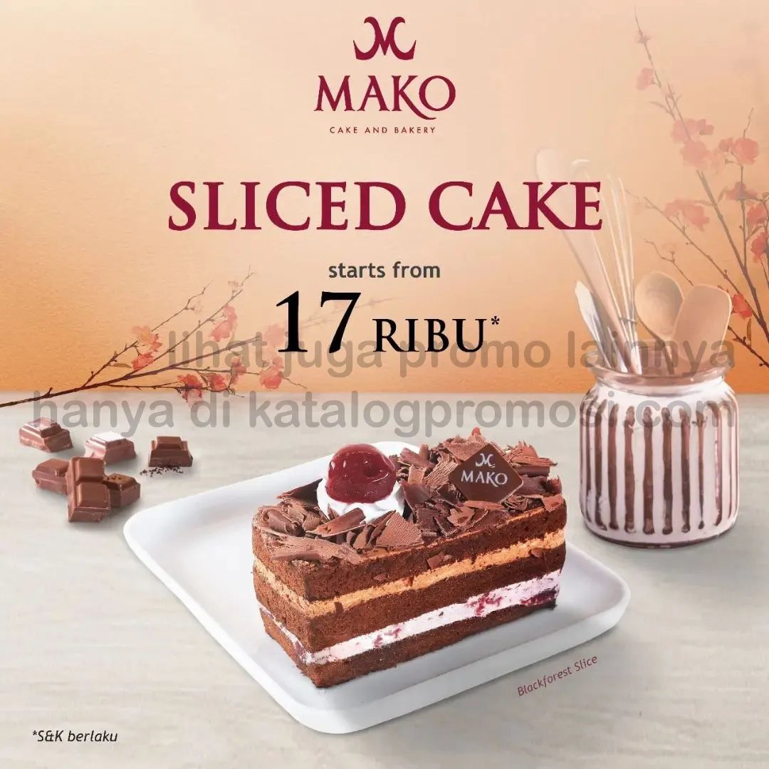 Promo Mako Cake & Bakery semua Roti mulai Rp 8.000