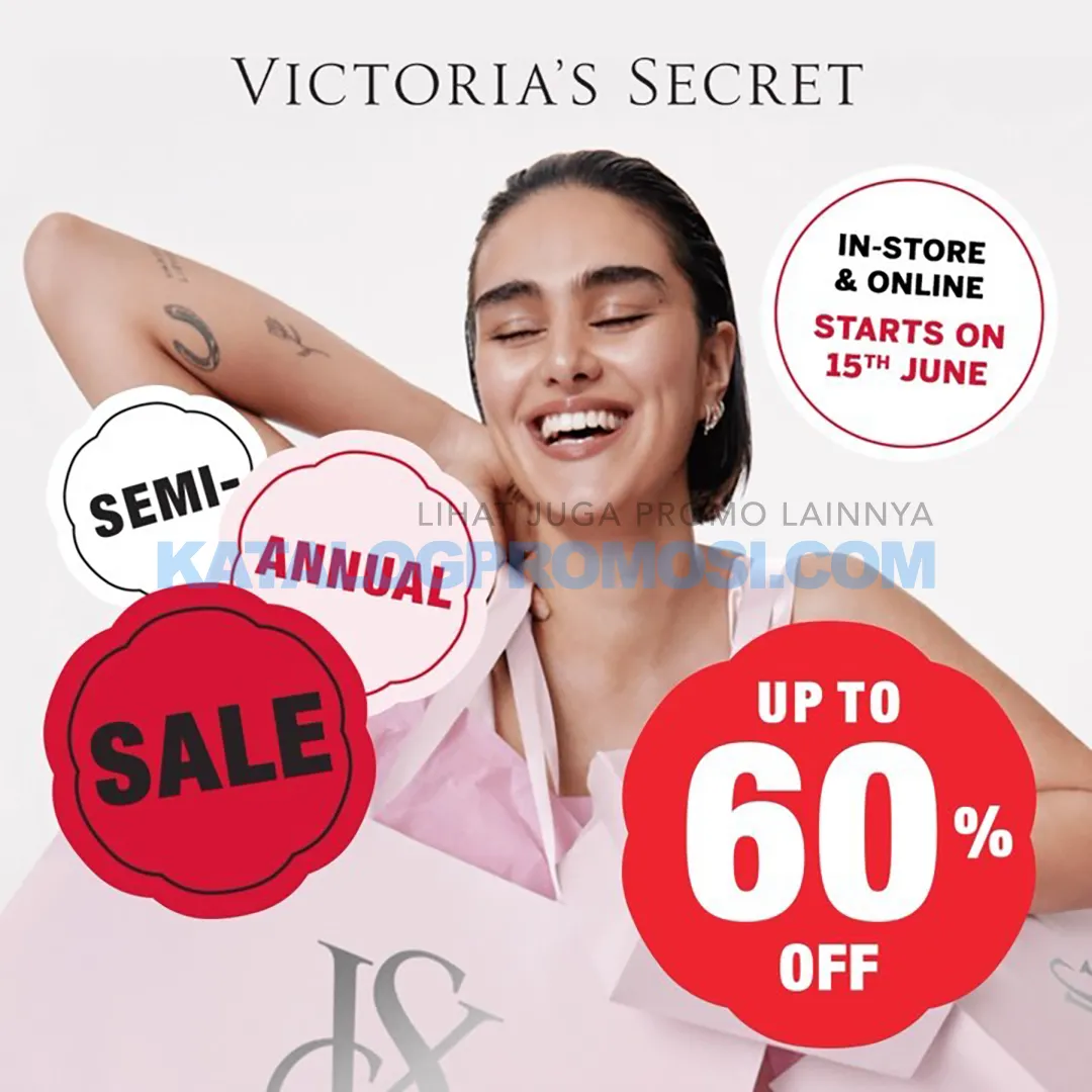 Promo VICTORIA'S SECRET SEMI-ANNUAL SALE up to 60% off 