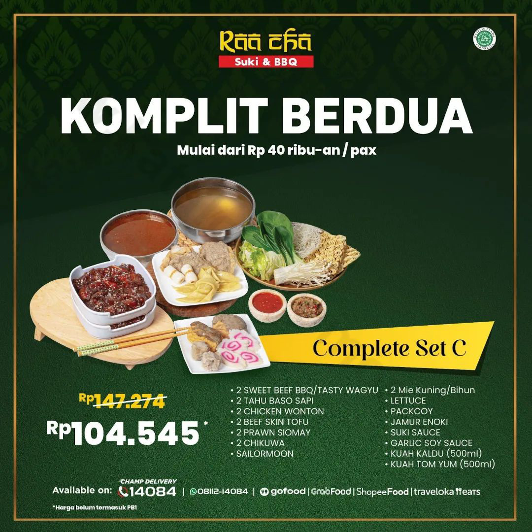 RAA CHA SUKI & BBQ Promo PAKET KOMPLIT BERDUA - Harga Paket Mulai Dari ...