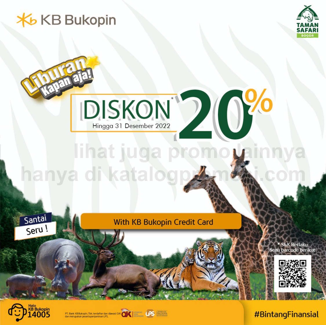 promo tiket taman safari dengan kartu kredit