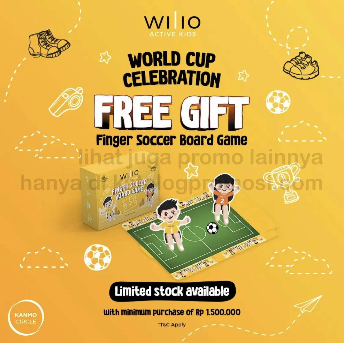Promo WILIO Kids WORLD CUP CELEBRATION - GRATIS HADIAH LANGSUNG