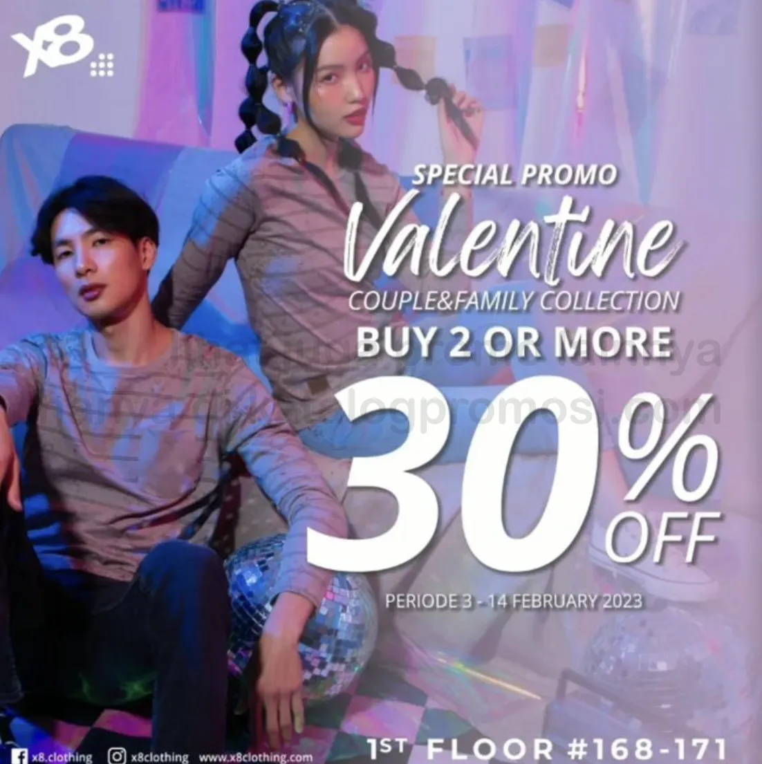 Promo X8 VALENTINE’S COUPLE & FAMILY COLLECTION! BUY 2 OR MORE GET 30%