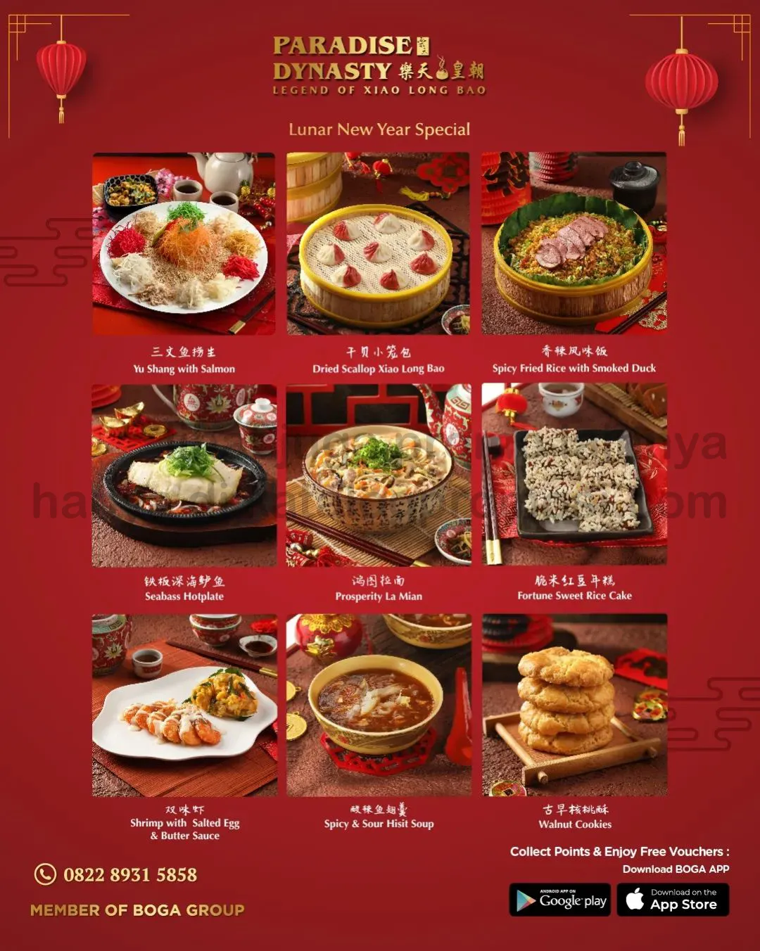 Promo PARADISE DYNASTY Feast of Fortune Lunar New Year Special