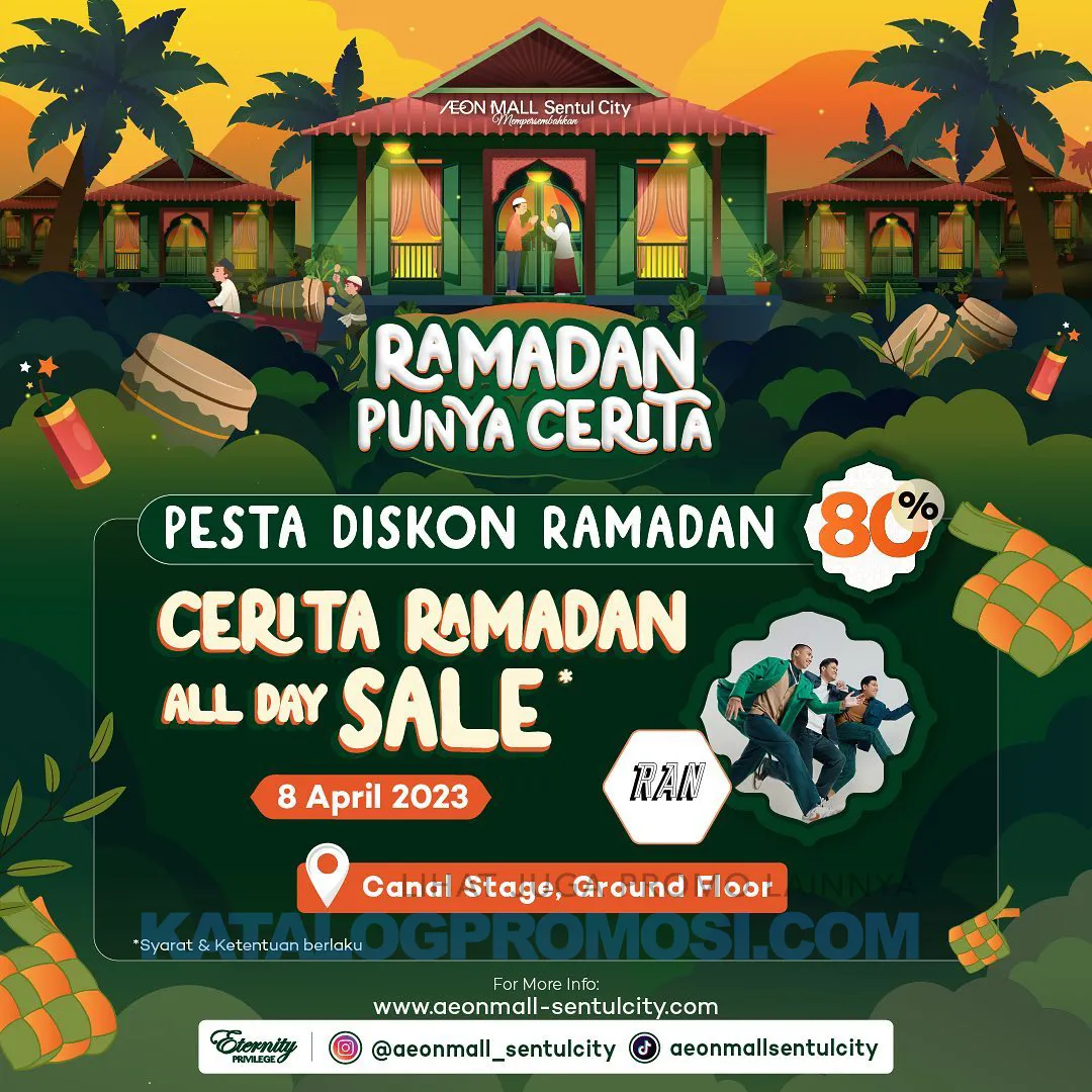 AEON MALL Sentul City Pesta Diskon Ramadan! ALL DAY SALE Discount up to 80% off