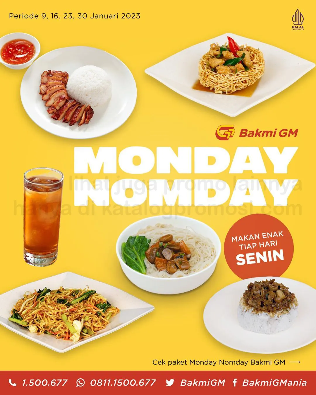 Promo BAKMI GM Monday Nomday - Harga Spesial untuk Menu Favorit
