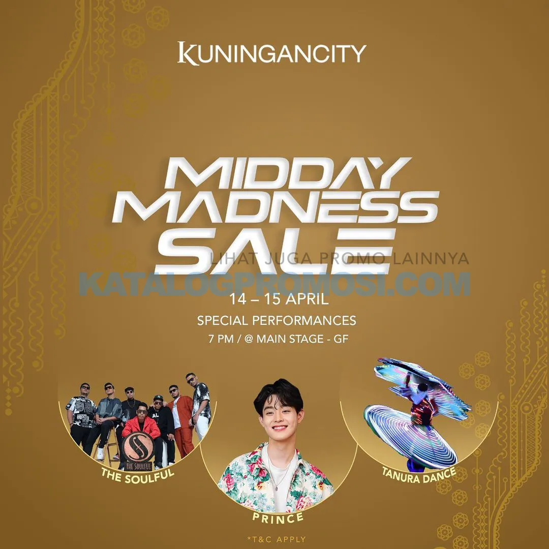PROMO KUNINGAN CITY MIDDAY MADNESS SALE up to 90% off