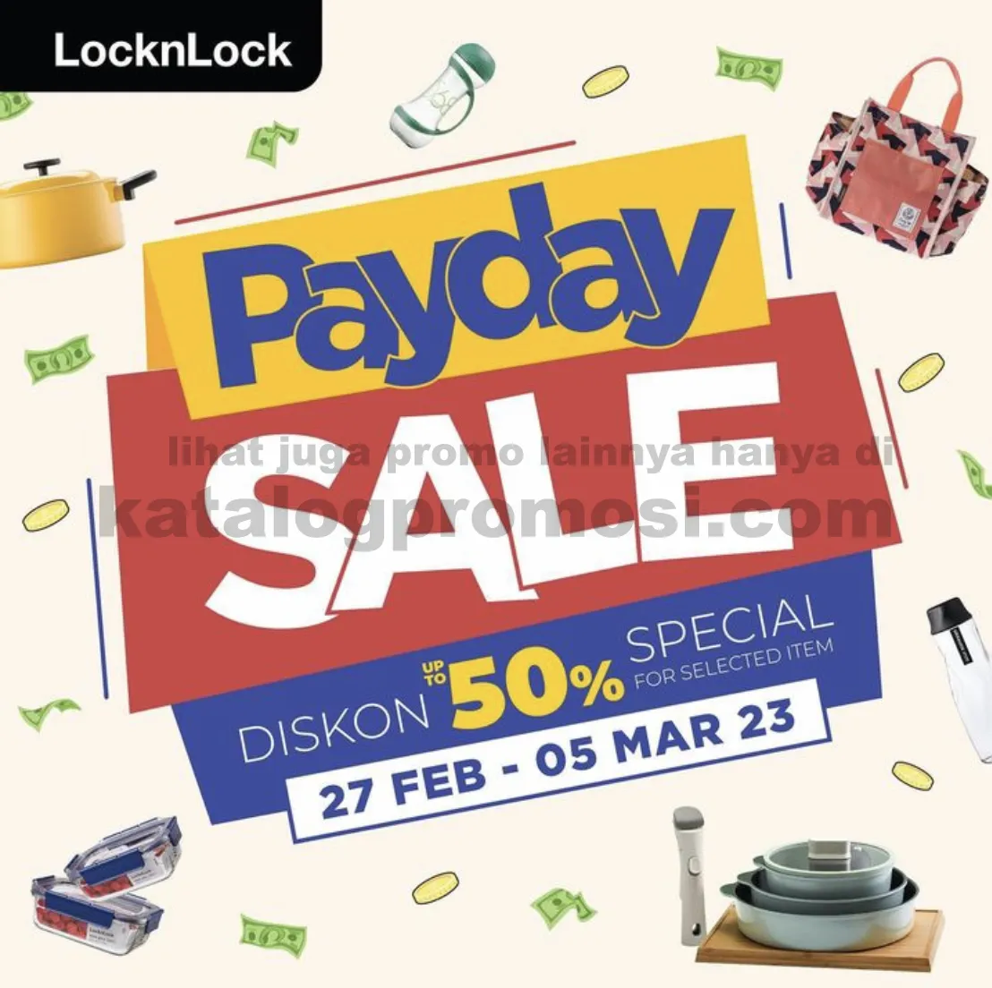 Promo LocknLock PAYDAY SALE ! Diskon hingga 50%