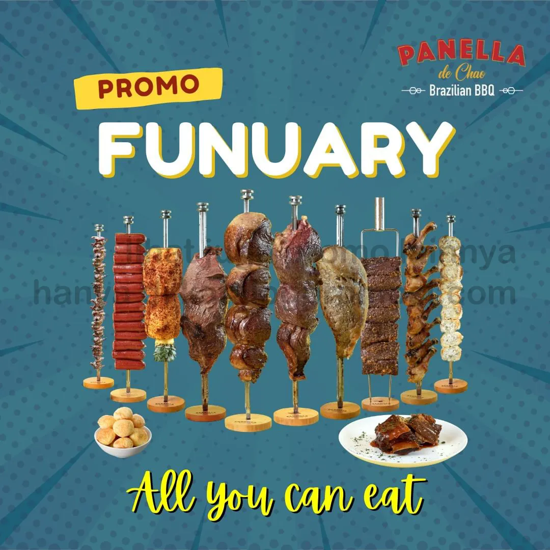 Promo Panella Brazillian BBQ FUNUARY - Harga Spesial untuk Paket ALL YOU CAN EAT