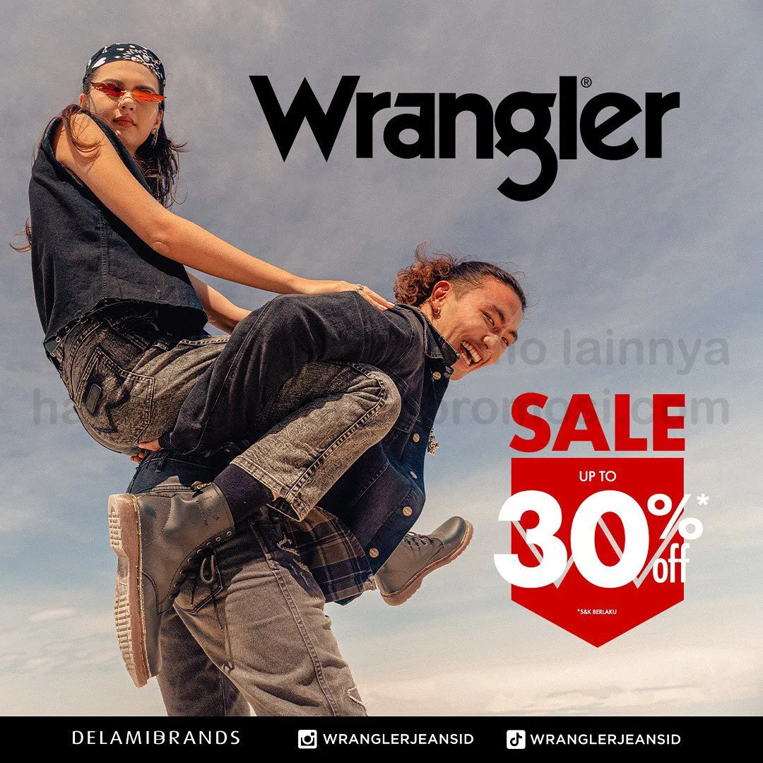 PROMO WRANGLER SALE Up To 30% Off Selected Items*