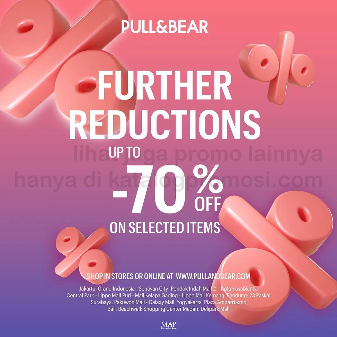 Promo PULL&BEAR SALE Further Reduction - Discount up to 70% off