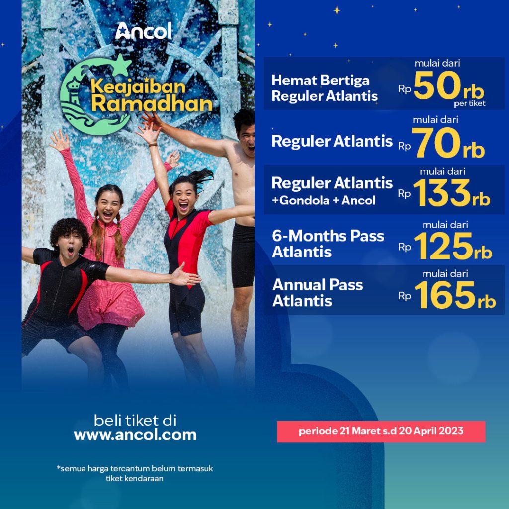 Promo Atlantis Spesial Ramadhan Harga Spesial Untuk Tiket Masuk Dan Annual Pass