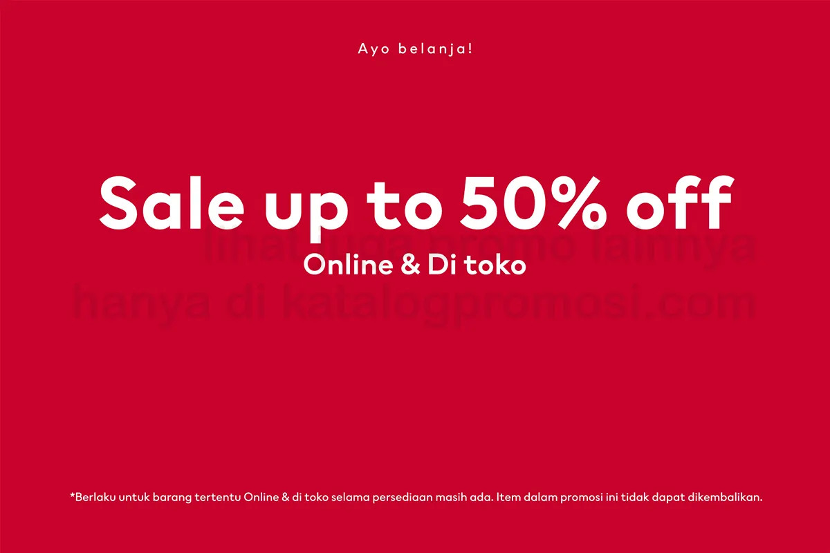 PROMO H&M MID SEASON SALE - DISCOUNT Up To 50% OFF