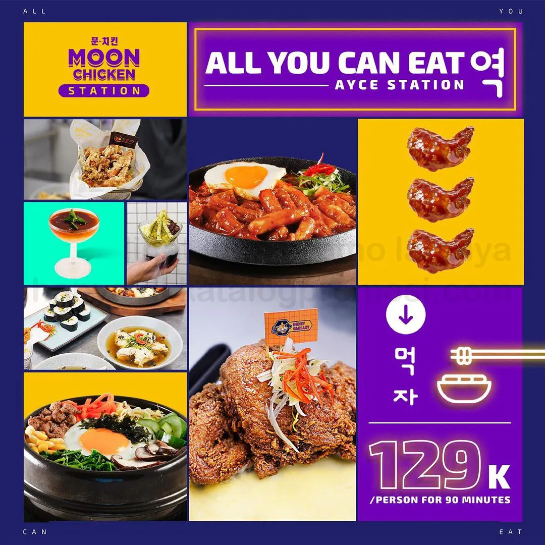 Promo MOON CHICKEN STATION ALL YOU CAN EAT hanya Rp. 125.000++
