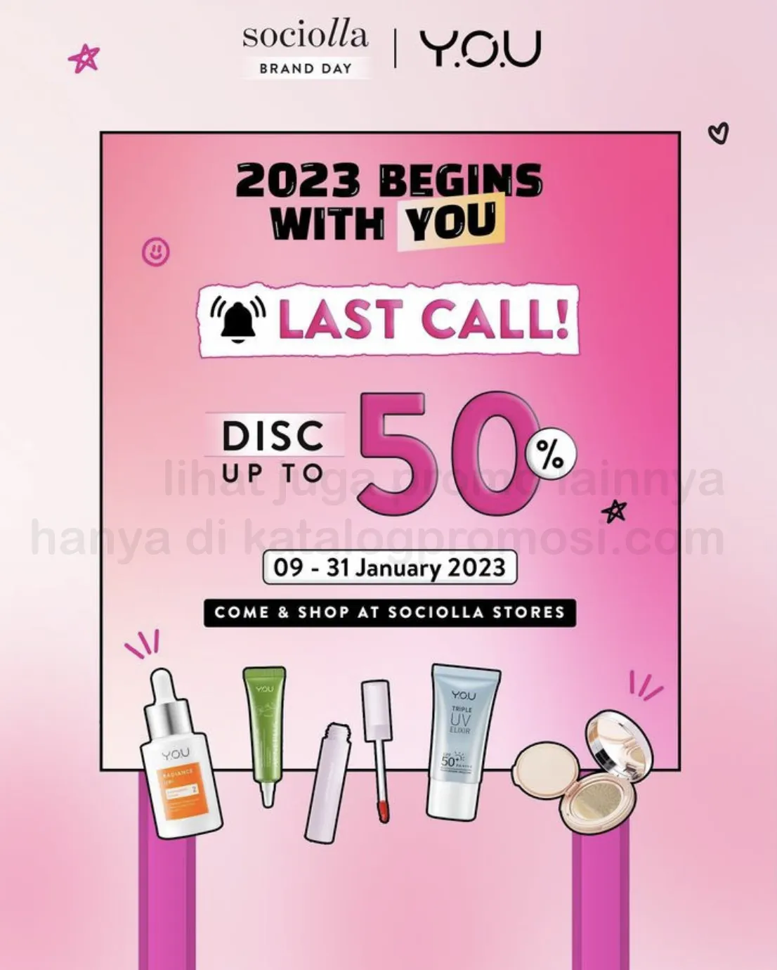 Promo Sociolla Super Brand Day - 2023 Begins With YOU | DISCOUNT up to 50% off