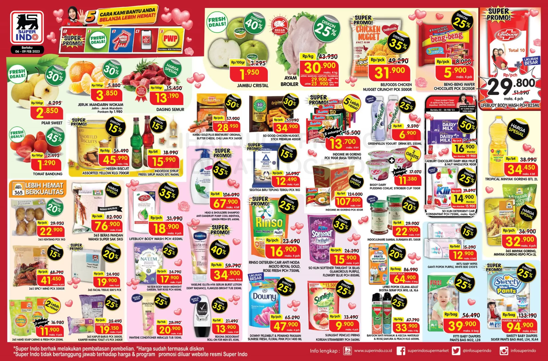 Promo SUPERINDO Weekday / Awal Pekan | 06-09 FEBRUARI 2023 • SoPasti.Com