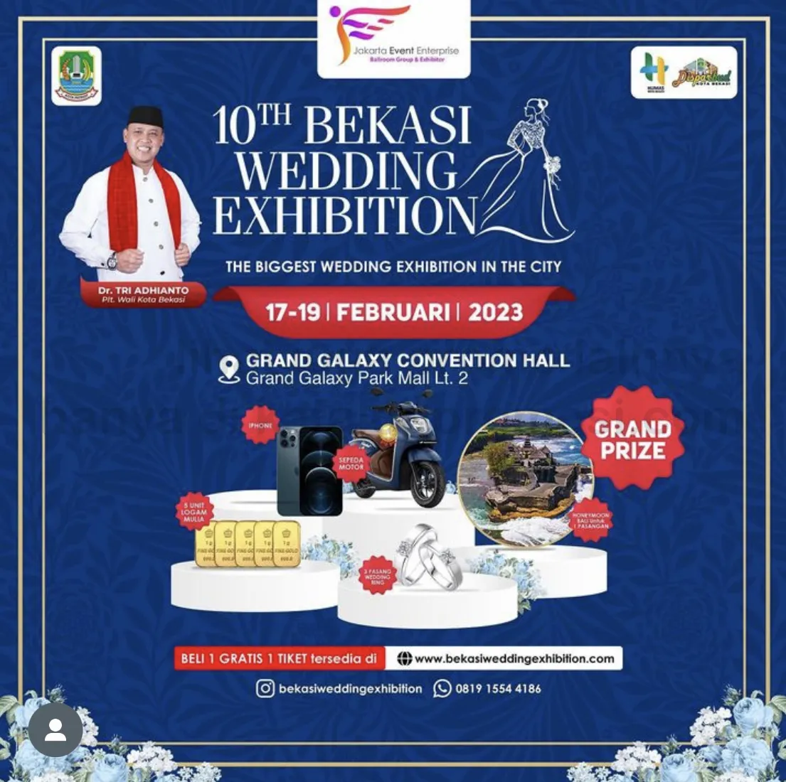Bekasi Wedding Exhibition ke-10 di Grand Galaxy Convention Hall