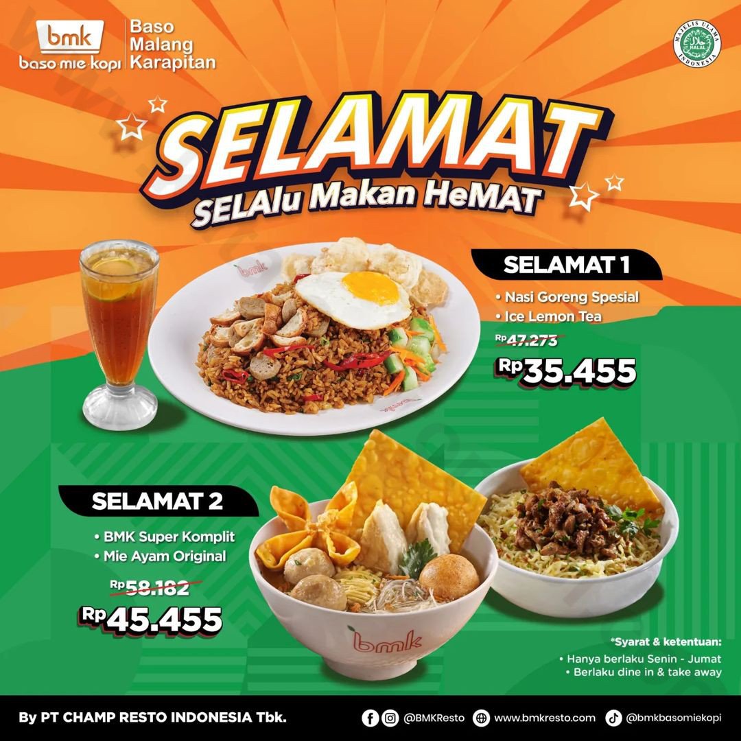 Promo Bmk Baso Mie Kopi Selamat Alias Selalu Makan Hemat Harga Paket