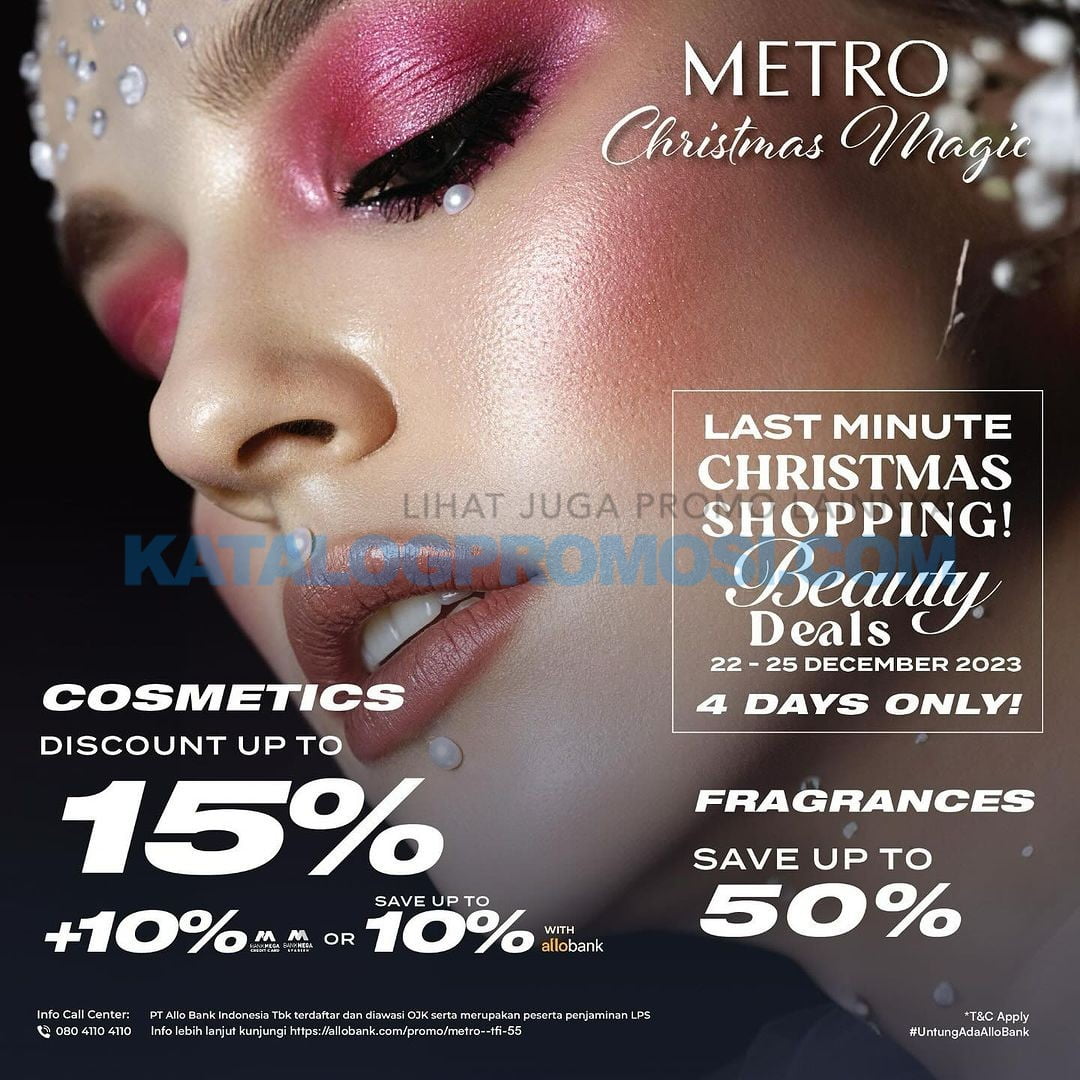 Promo METRO DEPARTMENT STORE Christmas Magic Last Minute Christmas Shopping Beauty Deals!