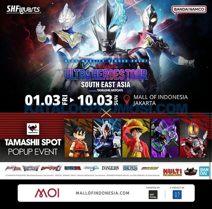 ULTRA HEROES TOUR SOUTH EAST ASIA Feat TAMASHII SPOT POP UP EVENT di Mall of Indonesia