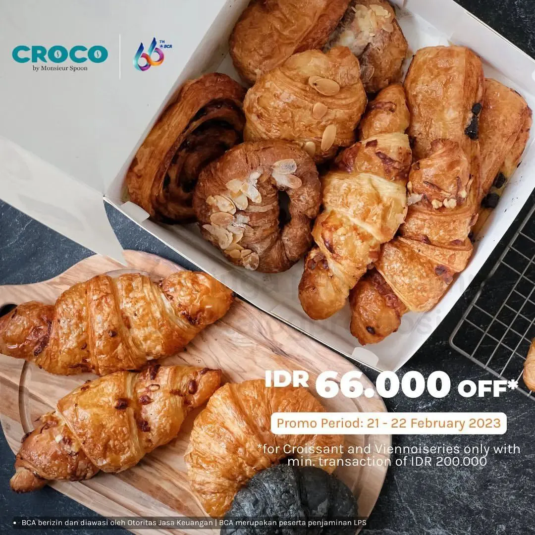 Promo CROCO by Monsieur Spoon HUT BCA 66 - DISKON HINGGA Rp. 66.000