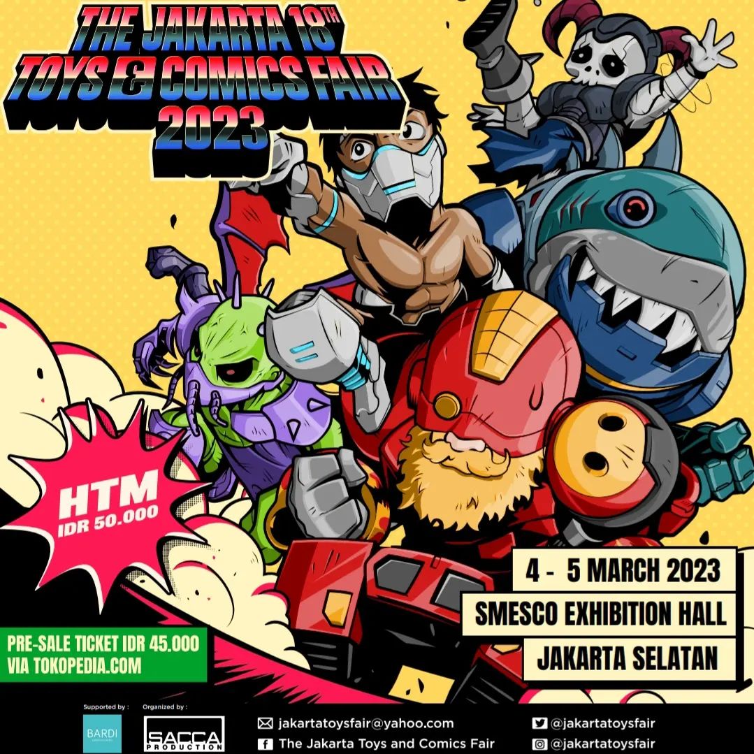 THE JAKARTA 18th TOYS AND COMICS FAIR 2023