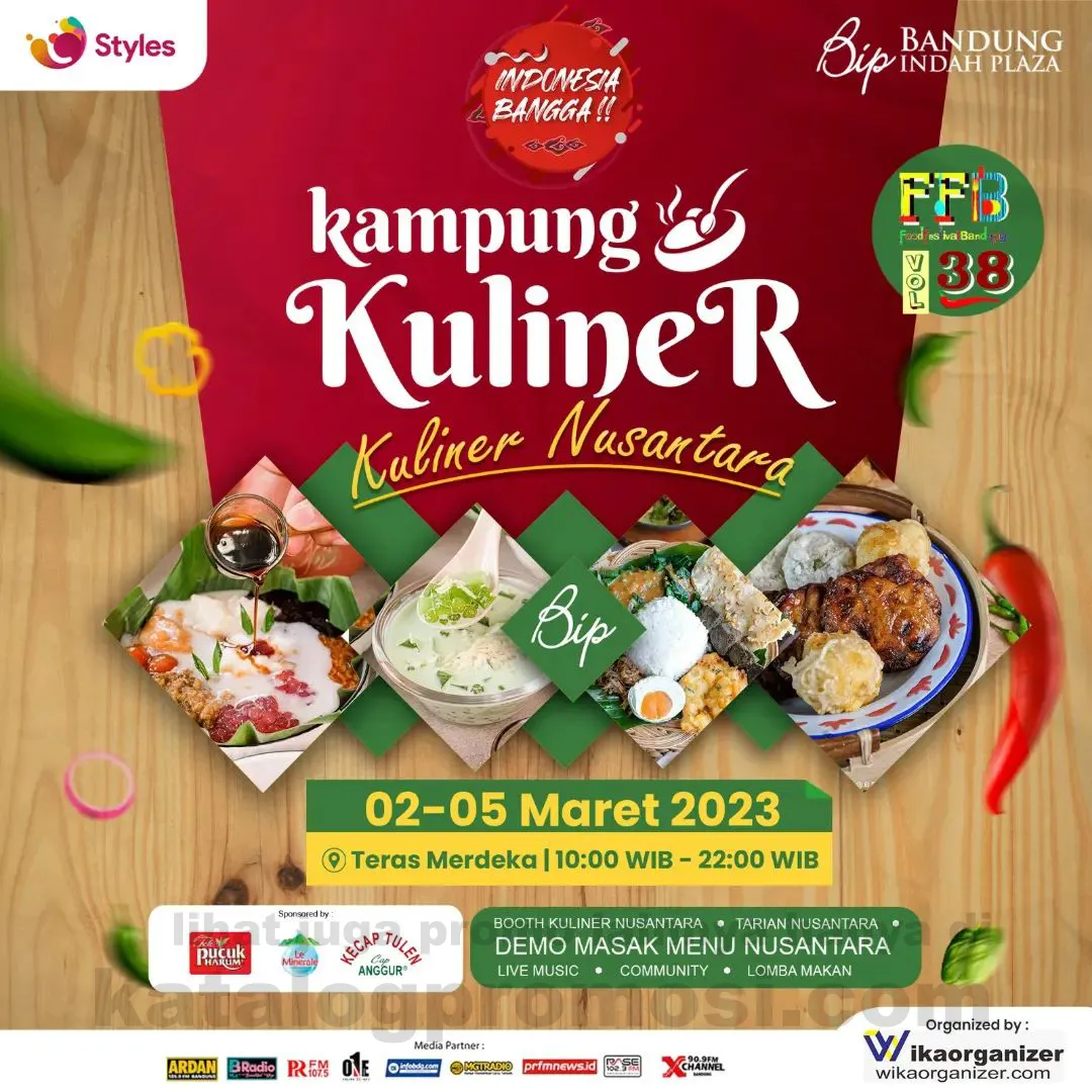 Kampung Kuliner Nusantara di Bandung Indah Plaza
