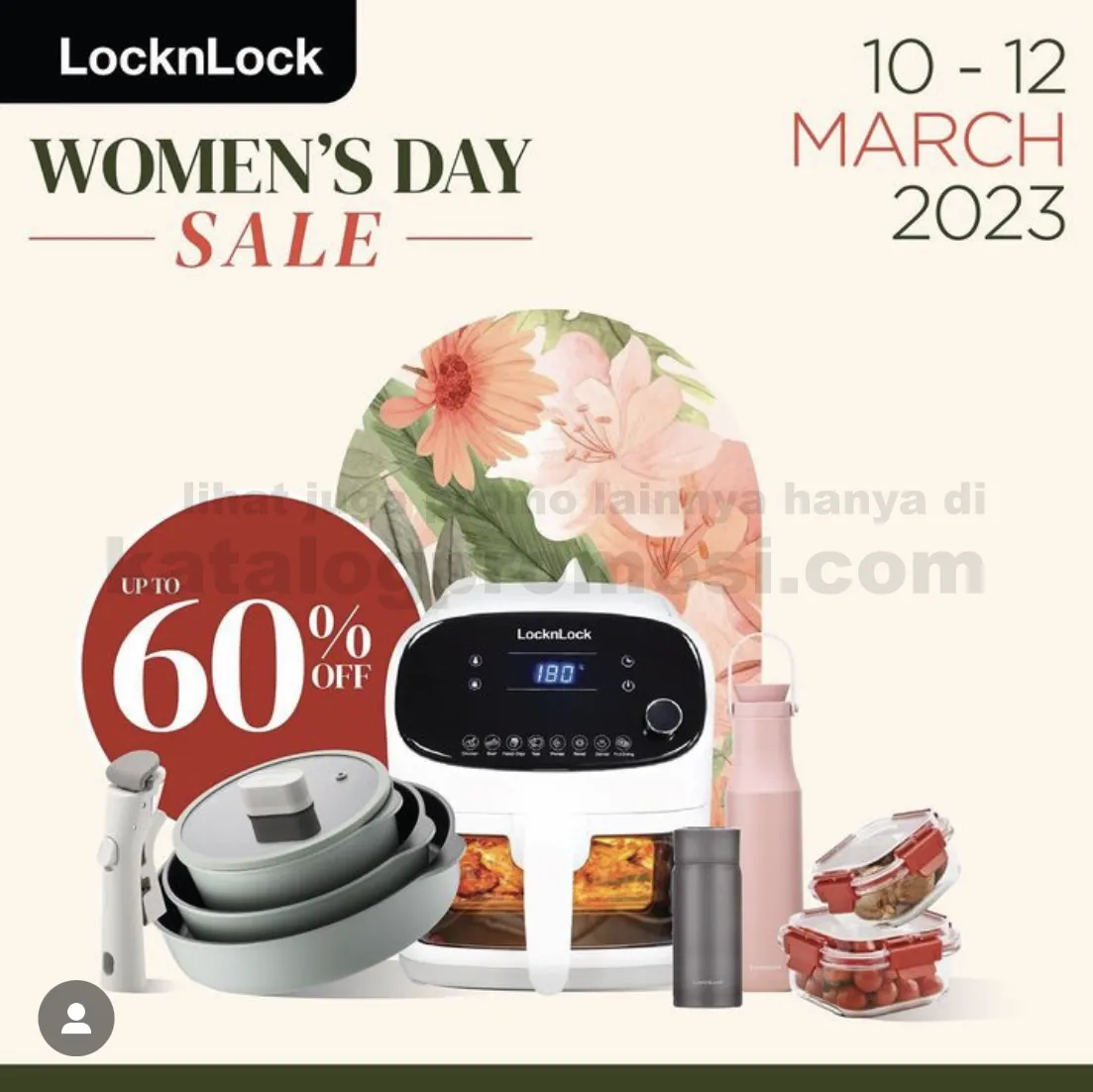Promo LocknLock Women's Day Sale!! Diskon hingga 60%