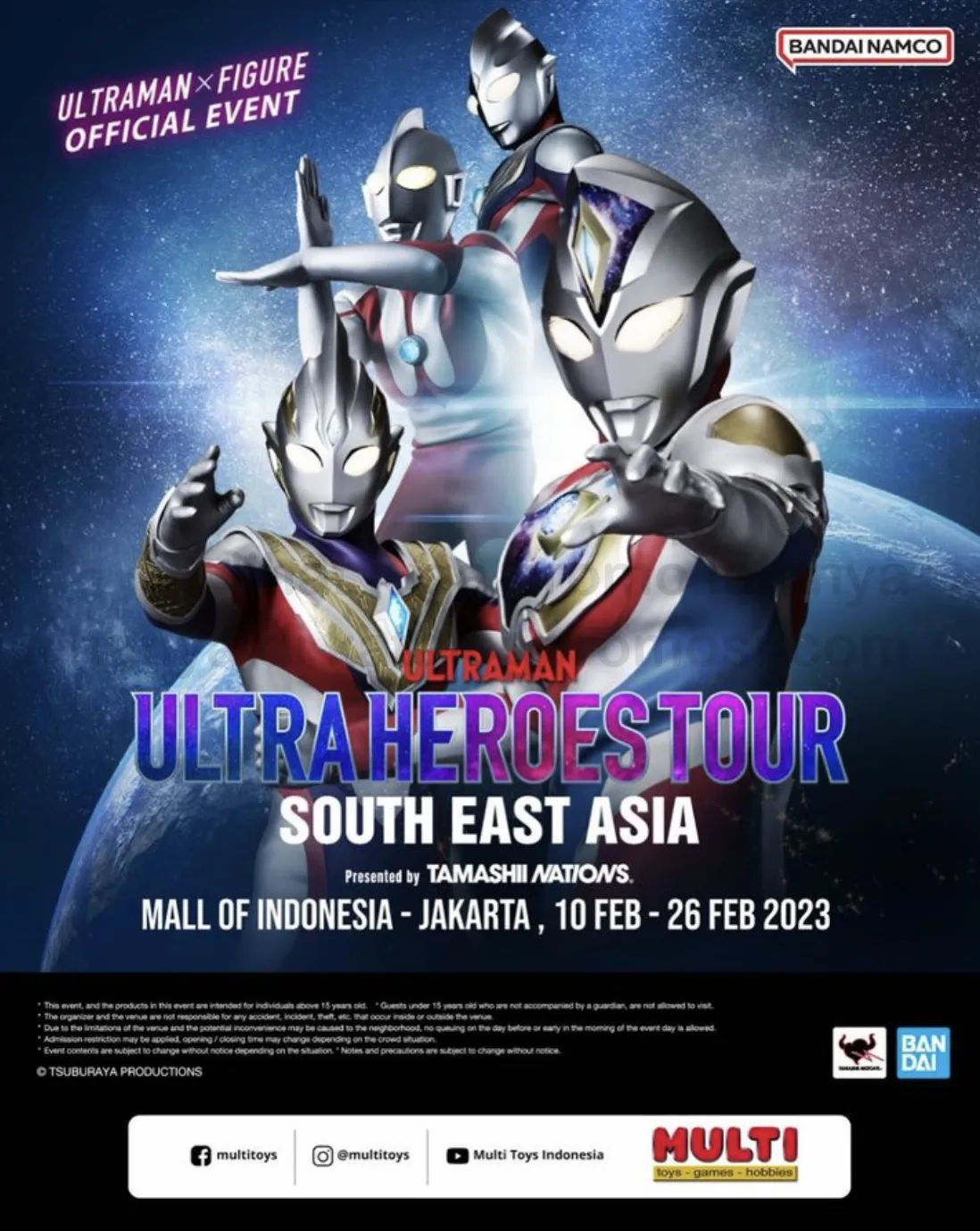 Ultra Heroes Tour South East Asia di Mall of Indonesia