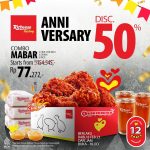 RICHEESE FACTORY Promo 12th ANNIVERSARY - DISKON 50% khusus untuk Pembelian Combo Mabar