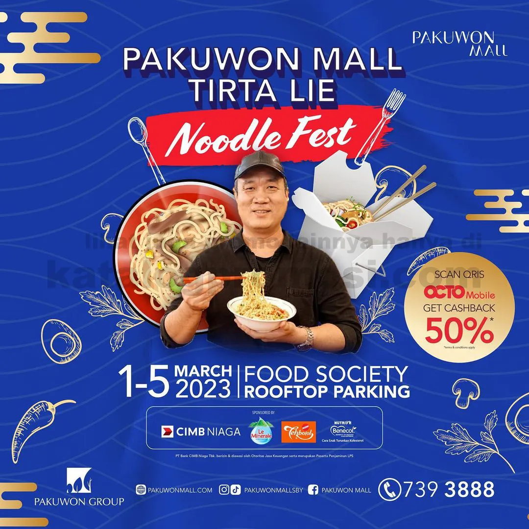 Tirta Lie Noodle Festival Far From Home Road Show di Pakuwon Mall Surabaya