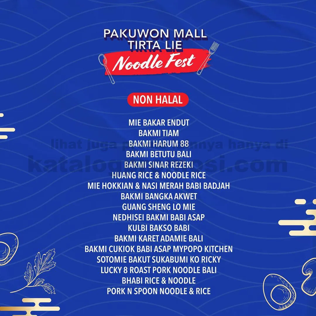 Tirta Lie Noodle Festival Far From Home Road Show di Pakuwon Mall Surabaya