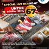 Promo Yakiniku Like HUT BCA 67 - Potongan Rp67 Ribu