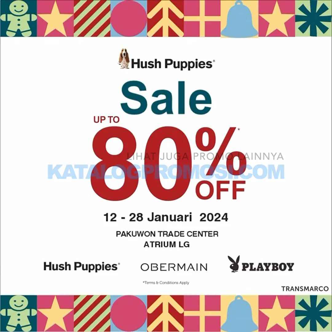 Bazaar Hush Puppies di Pakuwon Trade Center Surabaya - DISKON hingga 80%