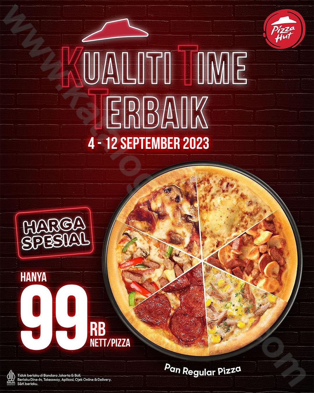 Promo PIZZA HUT HARGA SPESIAL Untuk Pan Regular Pizza Favorit Cuma Rp ...