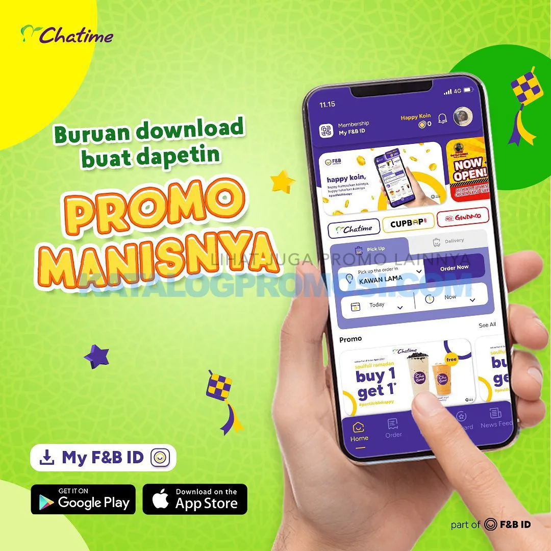 PROMO CHATIME BELI 1 GRATIS 1