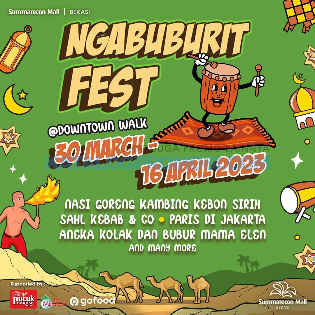 SUMMARECON MAL BEKASI present NGABUBURIT FEST