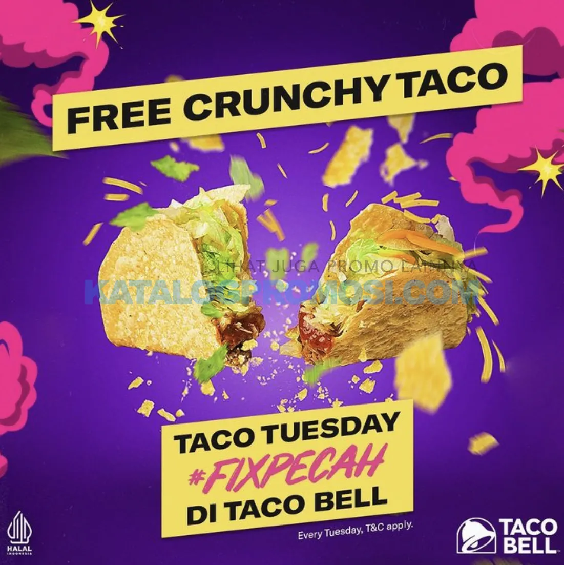 Promo TACO BELL TACO TUESDAY FREE Crunchy Taco