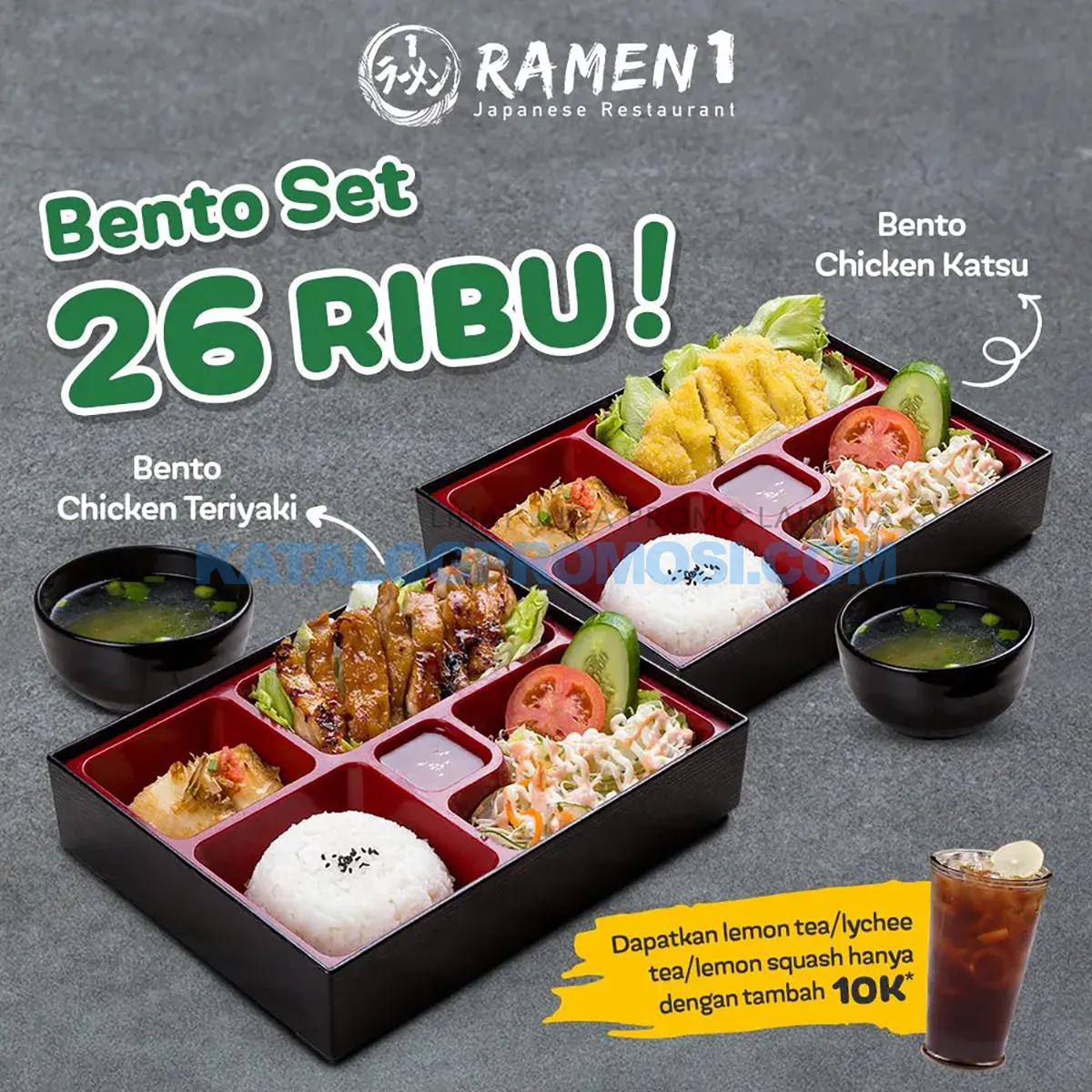 Promo RAMEN1 PAKET BENTO SET CUMA 26RIBUAN AJA