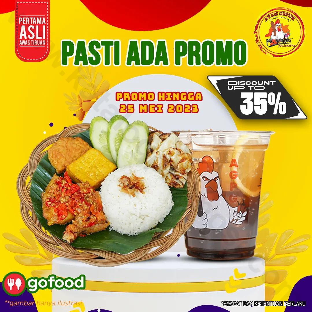 Ayam Gepuk Pak Gembus Pasti Ada Promo Diskon Hingga 35 Khusus