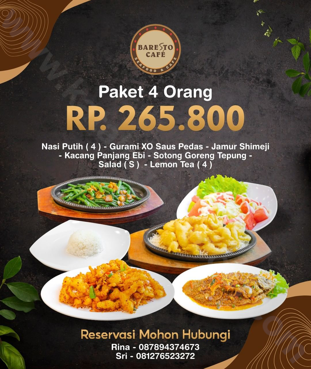 Baresto Cafe Promo Paket Makan Untuk Berempat, Berenam Dan Bersepuluh ...