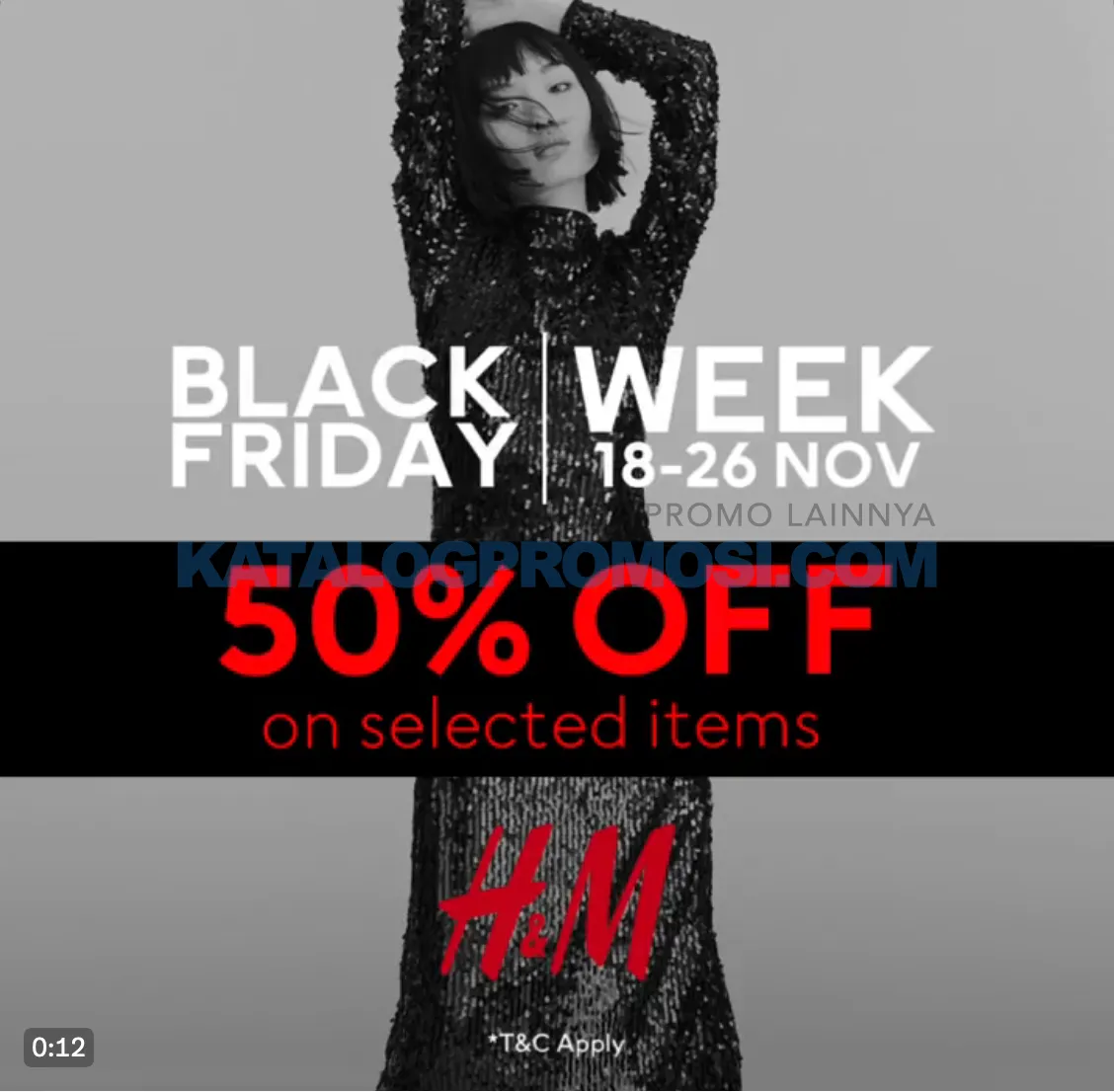 Promo H&M Black Friday Sale! DISKON hingga 50%