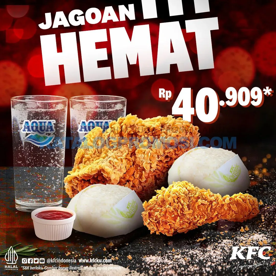 PROMO KFC JAGOAN HEMAT - Paket BERDUA cuma Rp. 40RIBUAN aja