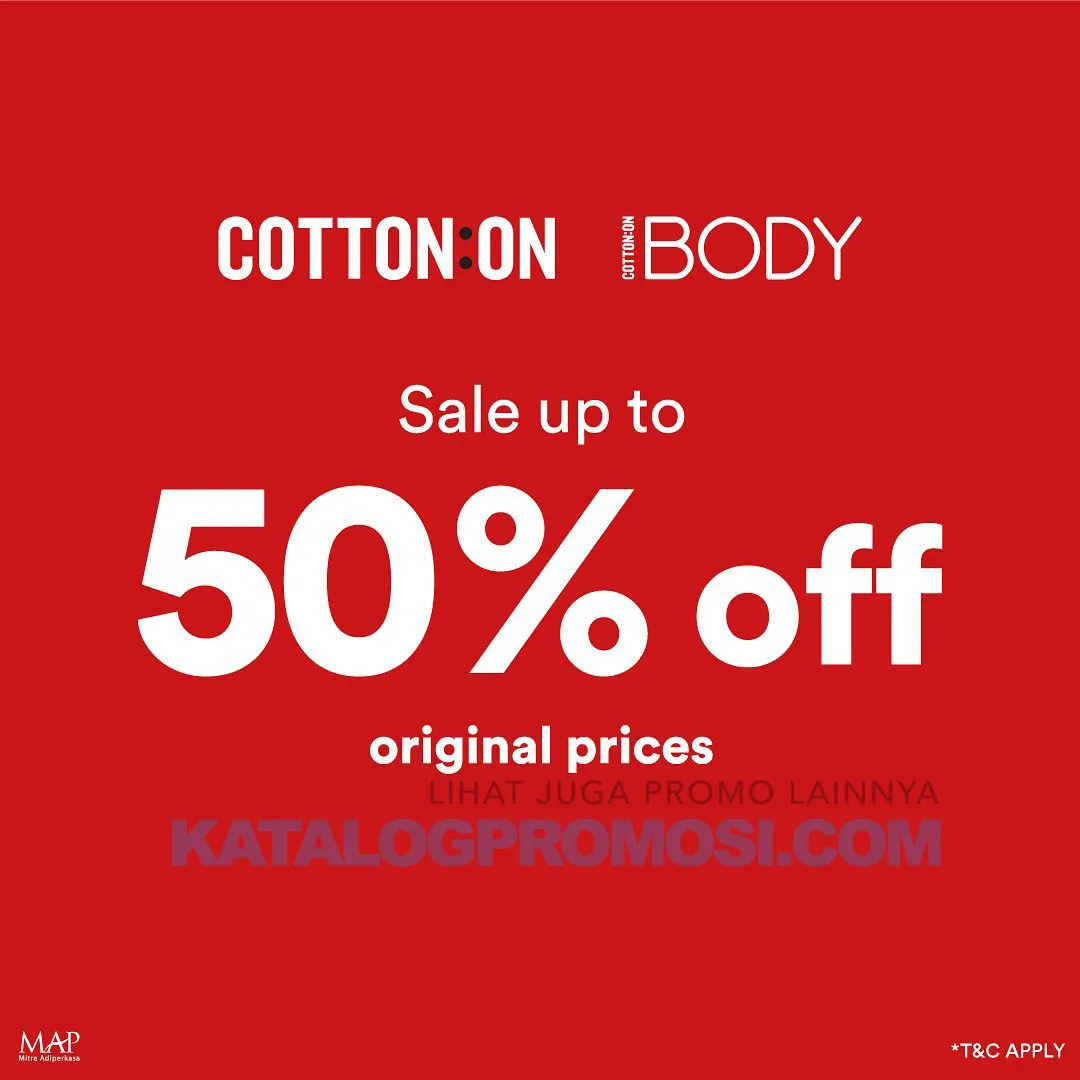 Promo Cotton On / Cotton On Body Sale! Enjoy up to 50% OFF