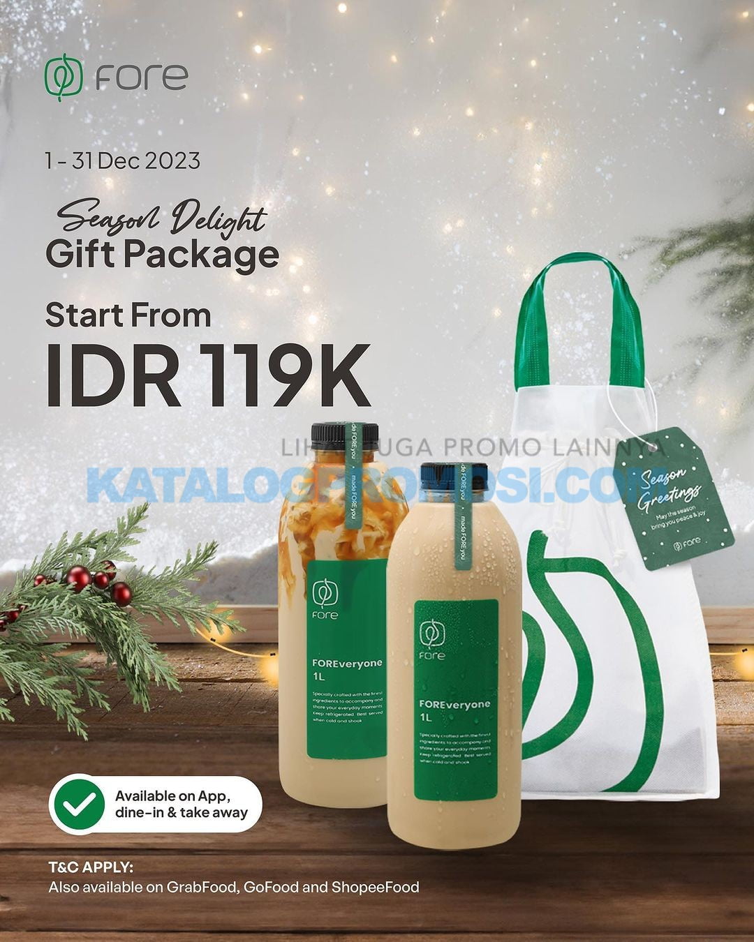 Promo FORE COFFEE SEASON DELIGHT GIFT PACKAGE