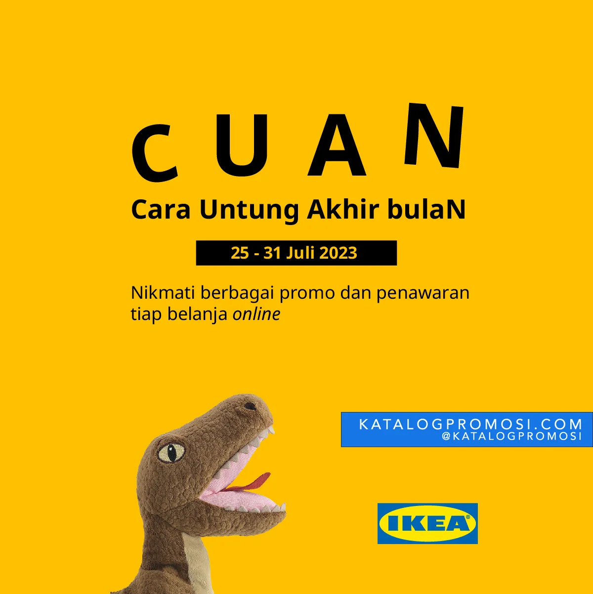Promo IKEA CUAN - Belanja online diskon hingga 400rb + gratis ongkir