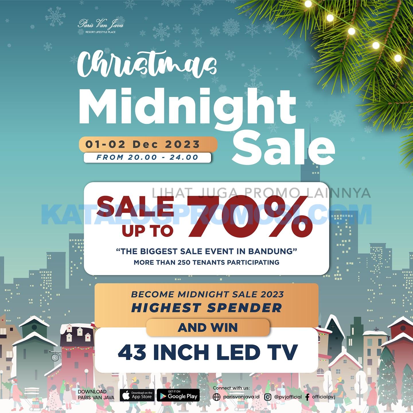 Promo PARIS VAN JAVA Christmas Midnight Sale up to 70% off