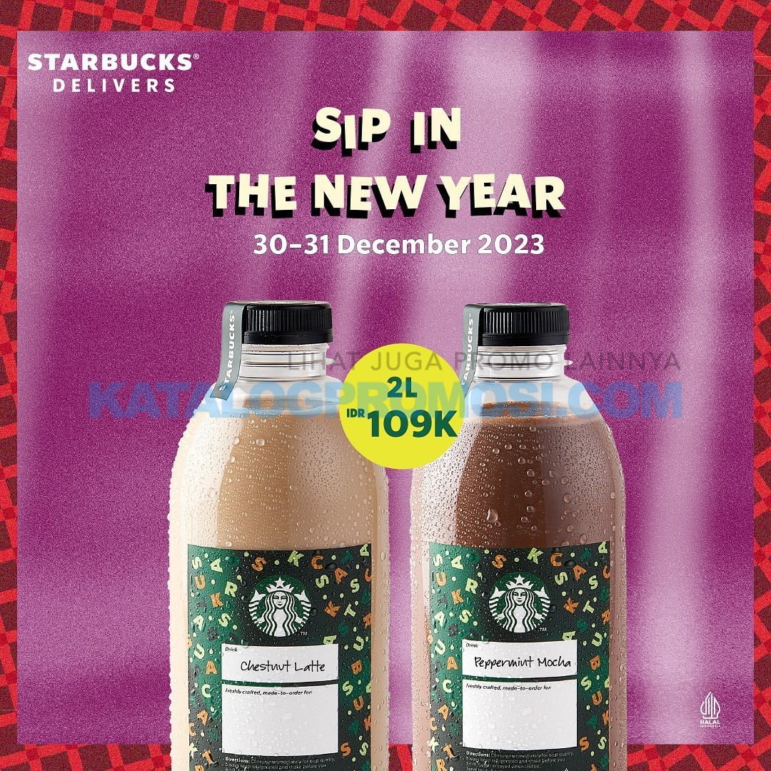 Promo STARBUCKS TWOGETHER 2 Liter Hanya Rp 109.000