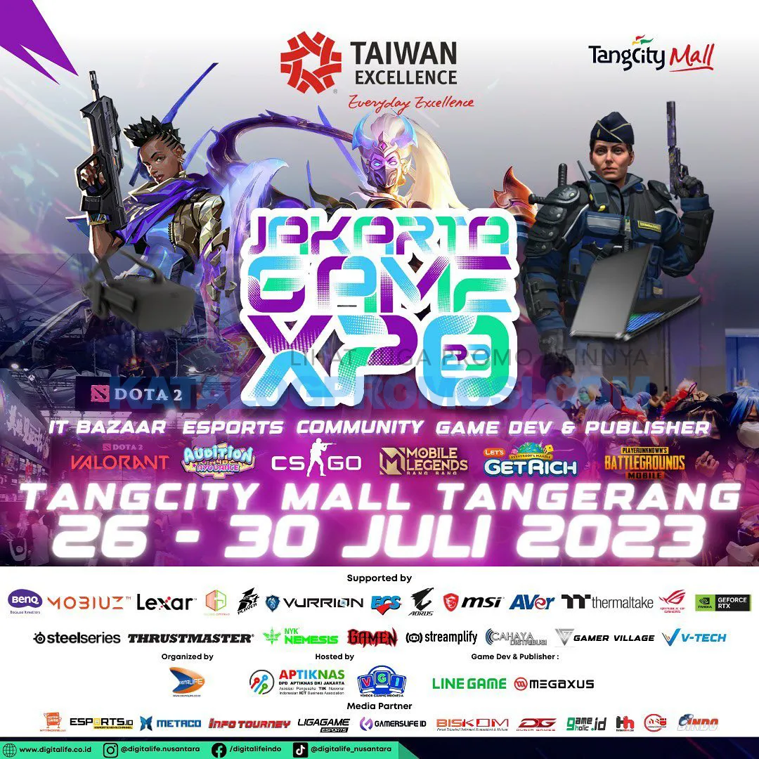 Jakarta Game Expo 2023 di TANGCITY MALL